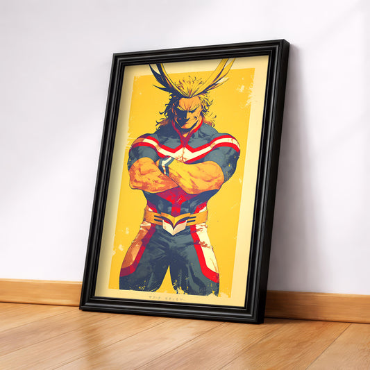 All Might Retro Pose