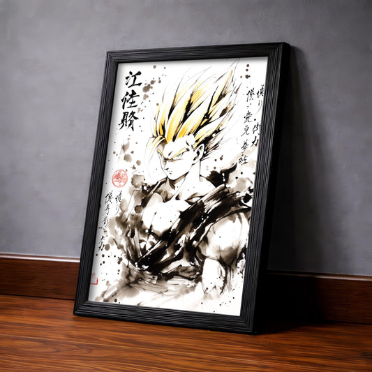Gohan Super Saiyan Sumi-e