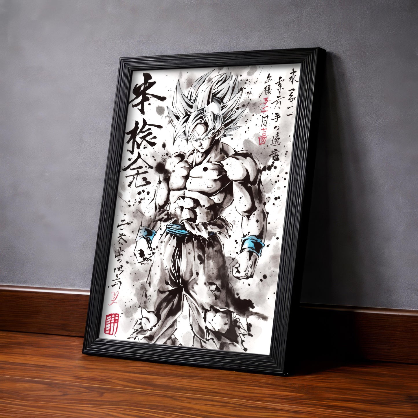 Goku Ultra Instinct Sumi-e