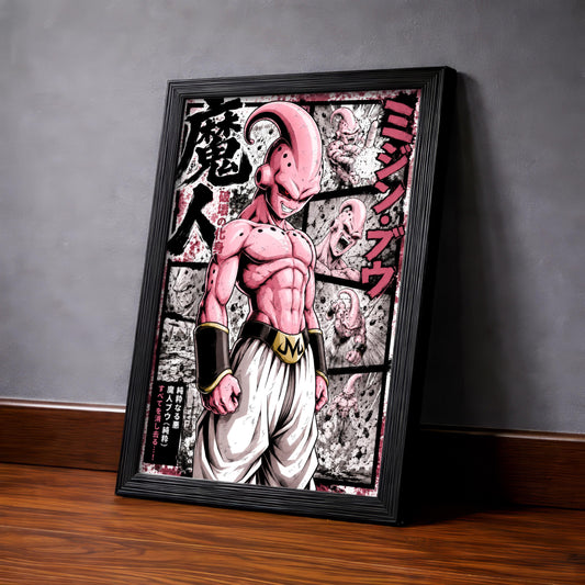 Kid Buu Manga Panel
