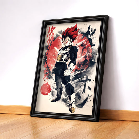Vegeta Saiyan God Red