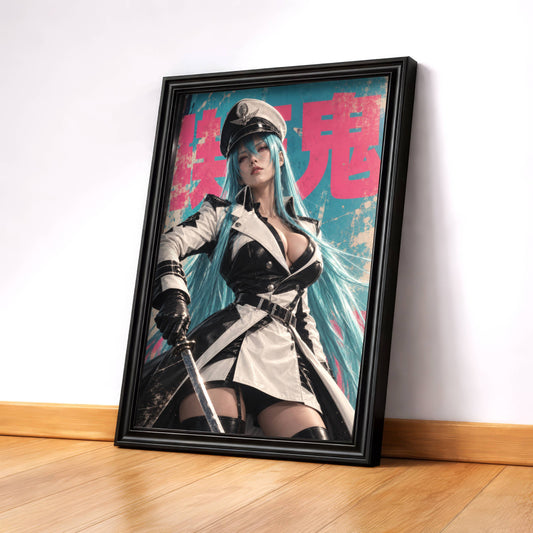 Esdeath Cosplay Vow Down Teal and Pink
