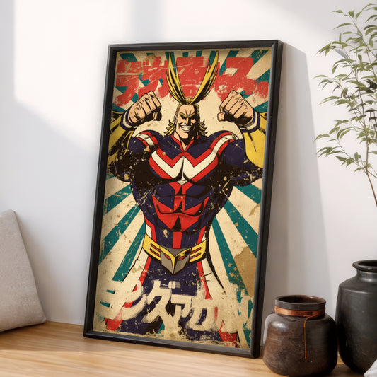 Vintage All Might Chad Poster