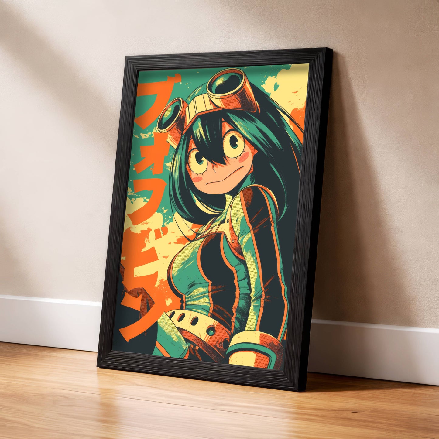 Tsuyu Frog Hero Sunset Hue