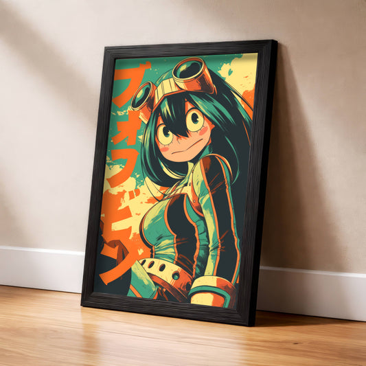 Tsuyu Frog Hero Sunset Hue