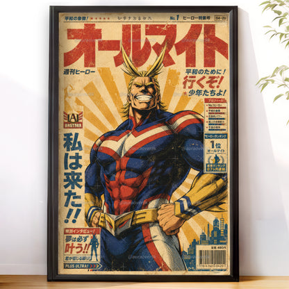 All Might Hero Card