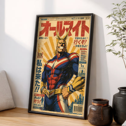 All Might Hero Card