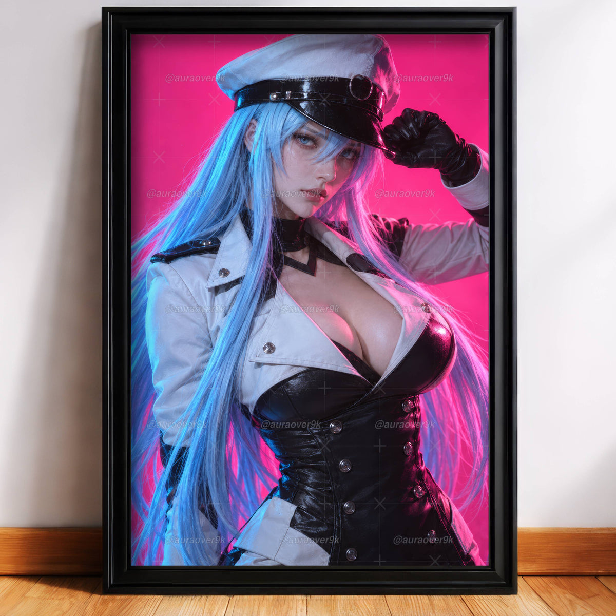Neon Pink Esdeath Cosplay