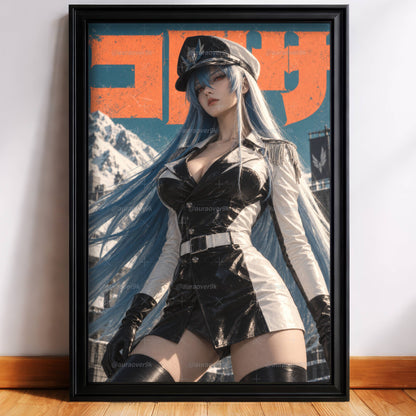 Esdeath Cosplay Warm Vintage Ice Queen