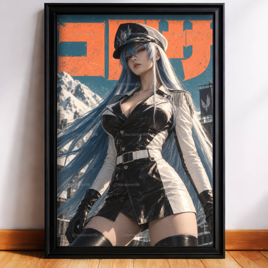 Esdeath Cosplay Warm Vintage Ice Queen