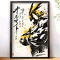 All Might Sumi-e