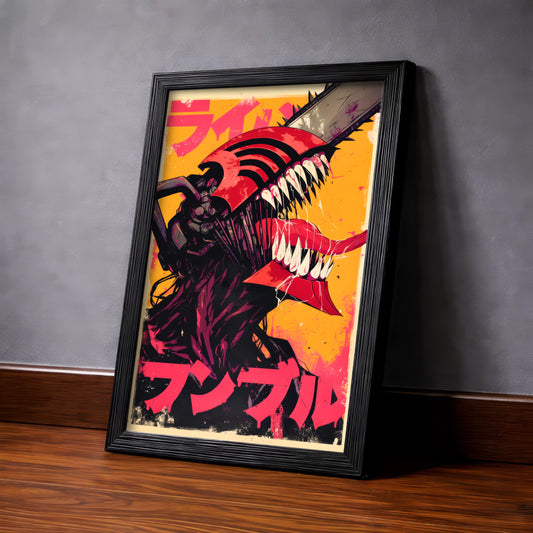 Chainsaw Man Retro Yellow