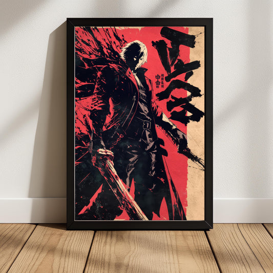 Dante Duo Tone Grunge Poster