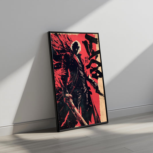 Dante Duo Tone Grunge Poster