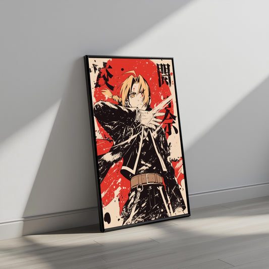 Edward Duo Red Black Grunge