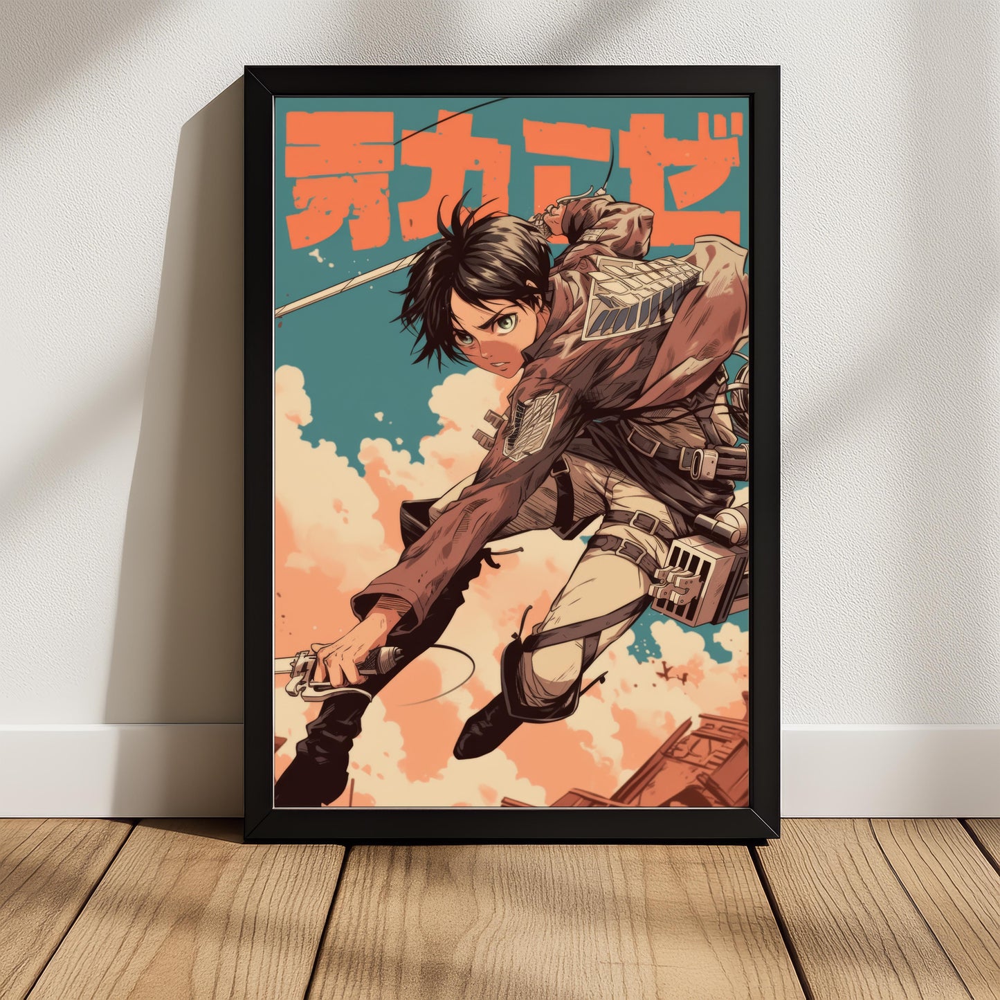 Eren Yeager Titan Swinging