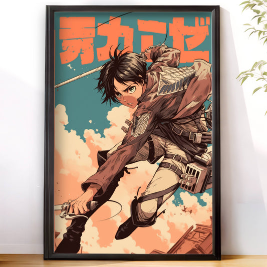 Eren Yeager Titan Swinging