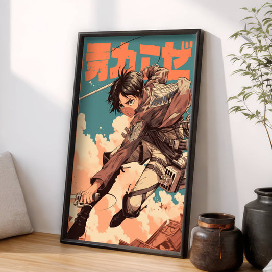 Eren Yeager Titan Swinging