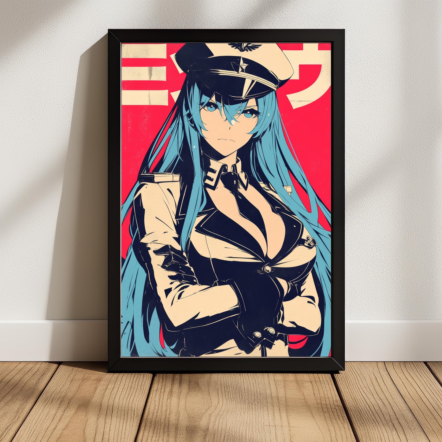 Esdeath Cherry Red Poster