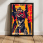 Eva Unit 01 Retro  Mustard Red