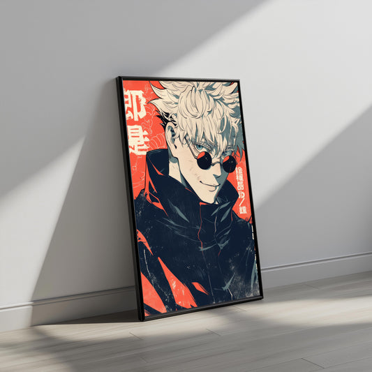 Gojo Stud Poster Blood Orange