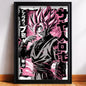 Goku Rose Duotone Halftone