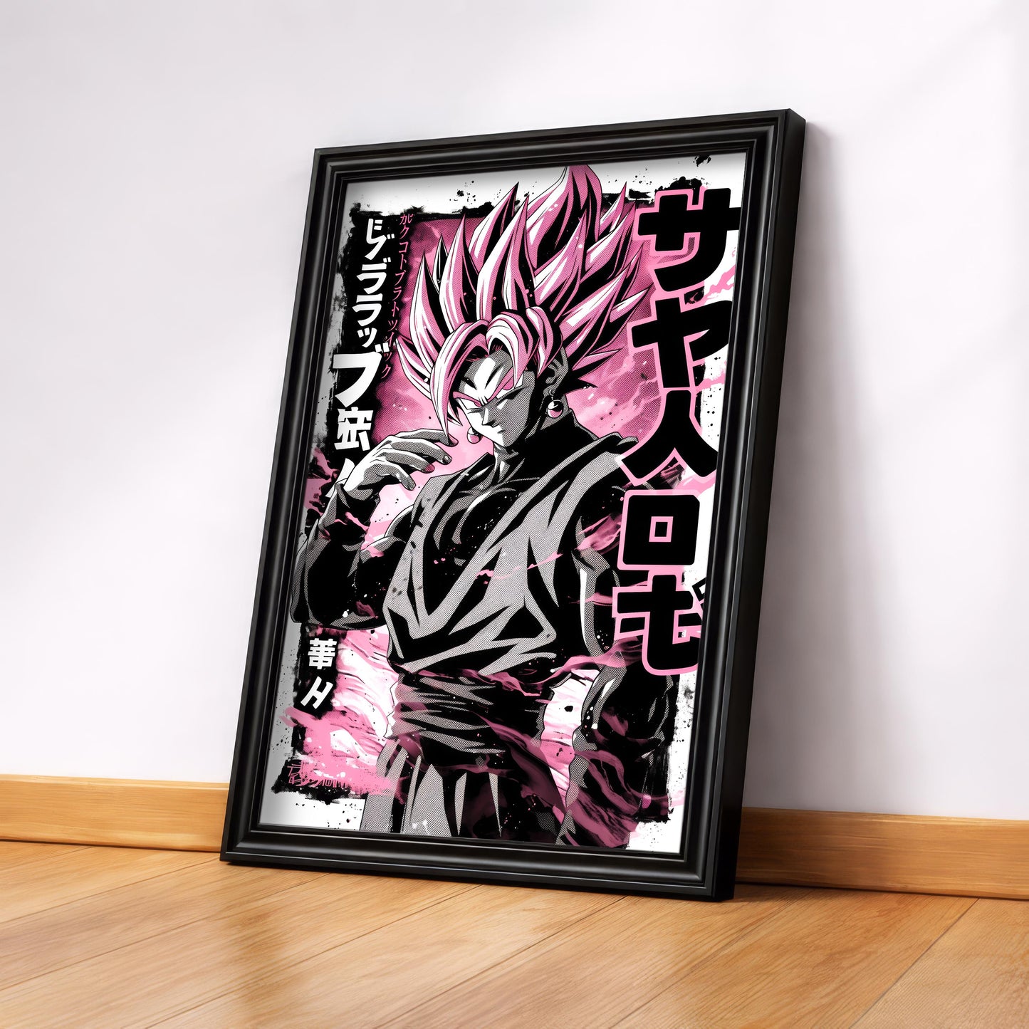 Goku Rose Duotone Halftone