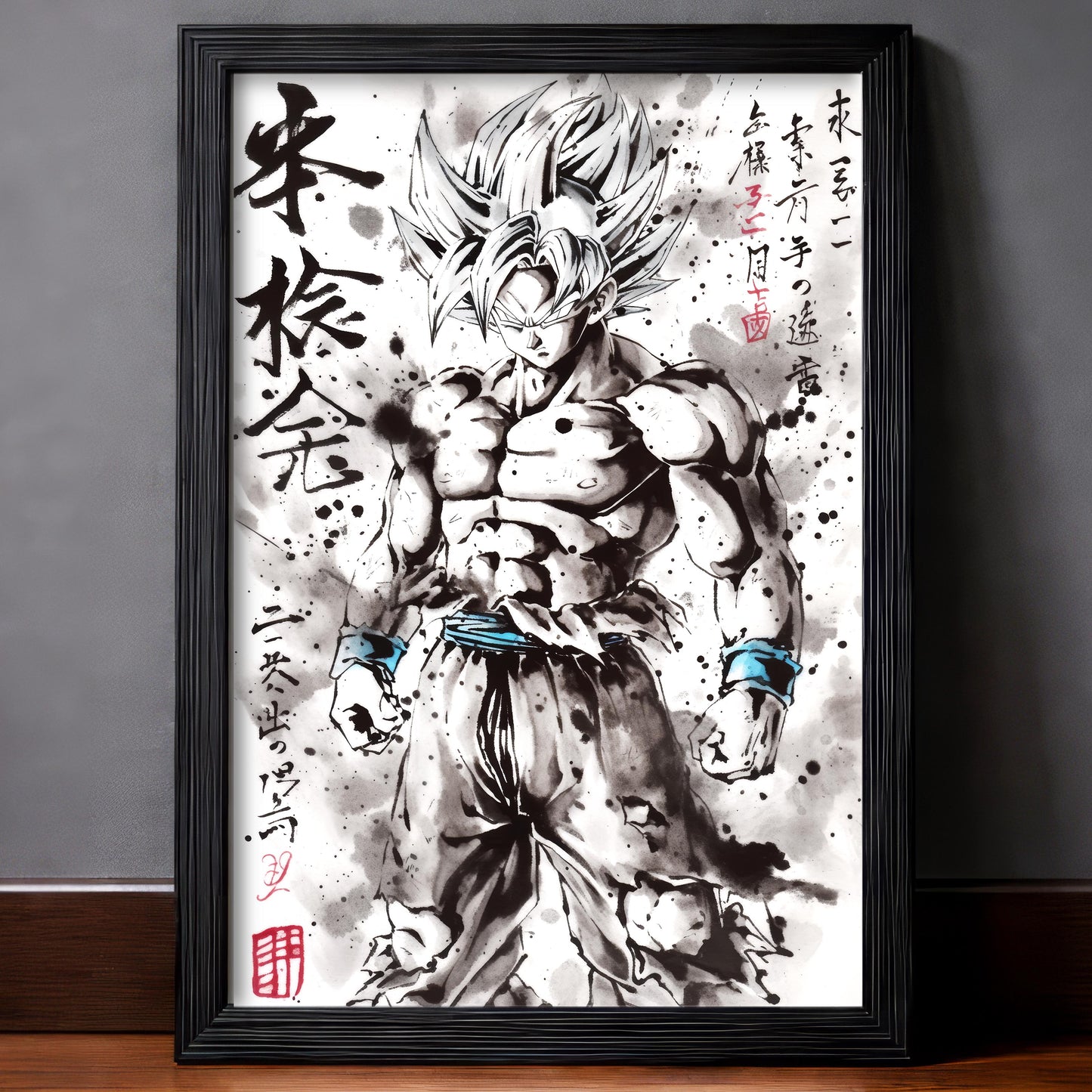 Goku Ultra Instinct Sumi-e