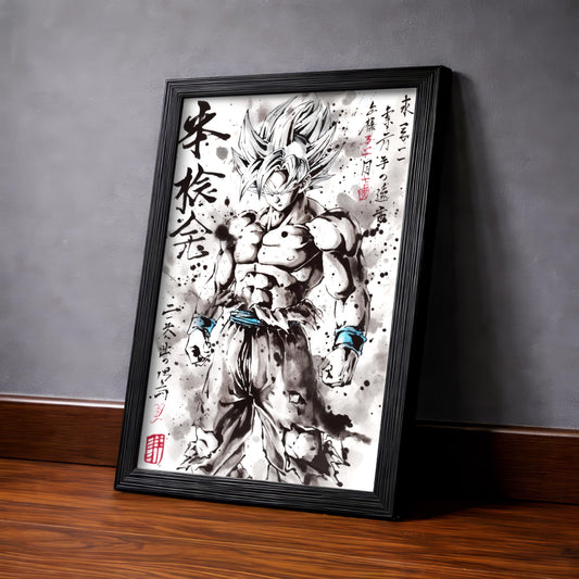 Goku Ultra Instinct Sumi-e
