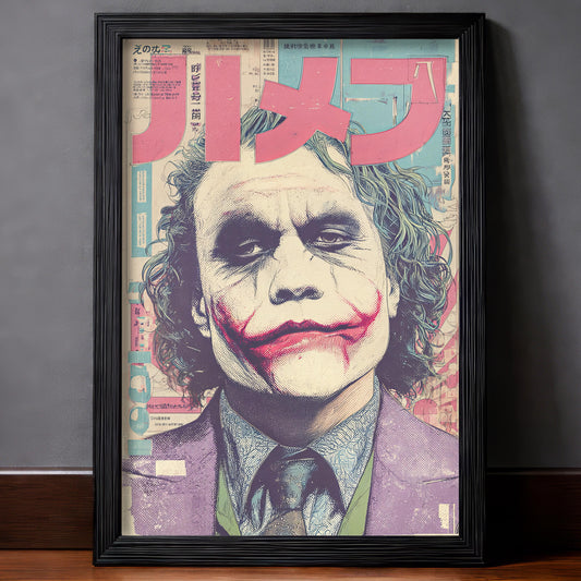 Heath Ledgers Joker Vintage Magazine