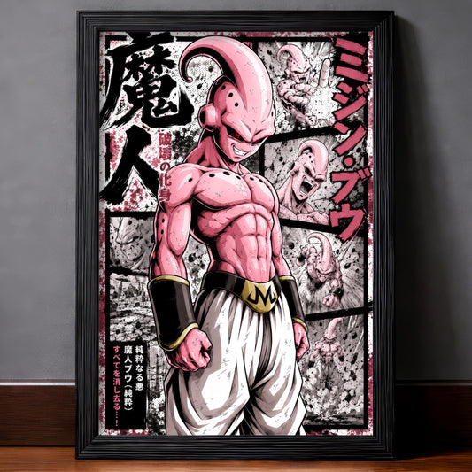 Kid Buu Manga Panel