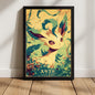 Leafeon Movie Poster Warm Green