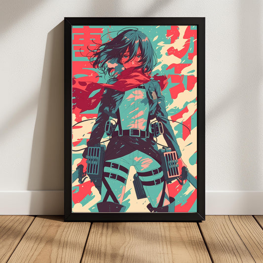 Mikasa Teal and Red