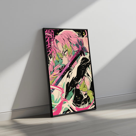 Mitsuri Retro Bold Poster