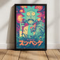 Rick and Morty Psychedelic Chaos Poster