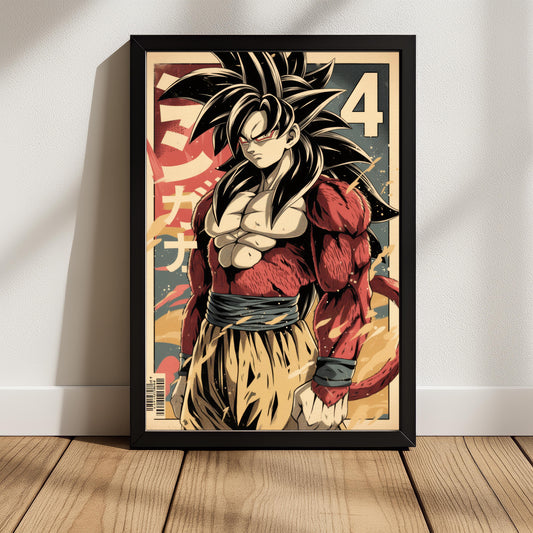 SSJ4 Vintage Bold Goku