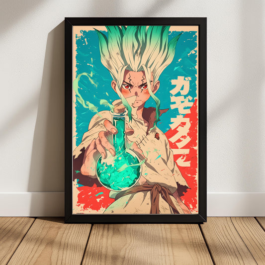 Senku Top Brain Poster