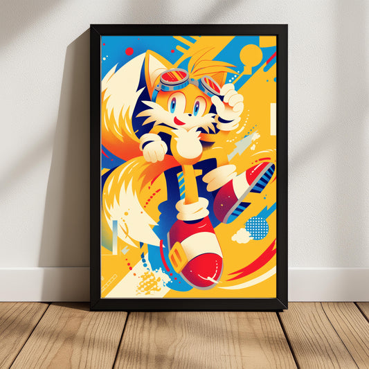 Tails Bright Bold 90's Pop