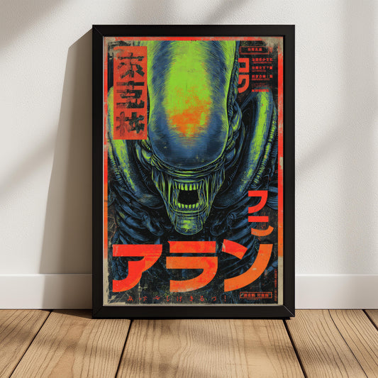 Trippy Xenomorph Retro Warm