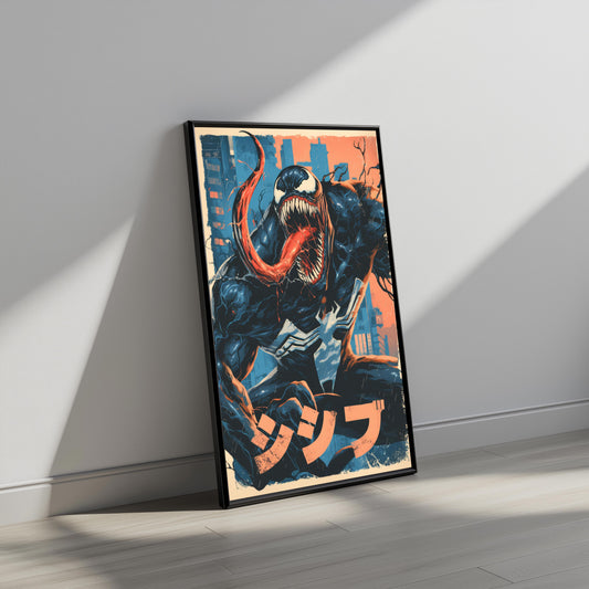 Venom Vintage City Poster