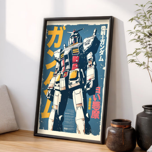 Vintage Blue RX-72-2 Gundam