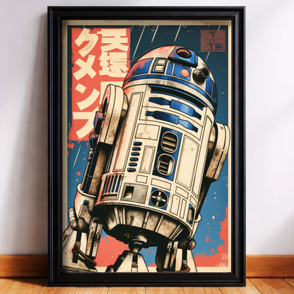 Vintage R2-D2 Japanese Poster