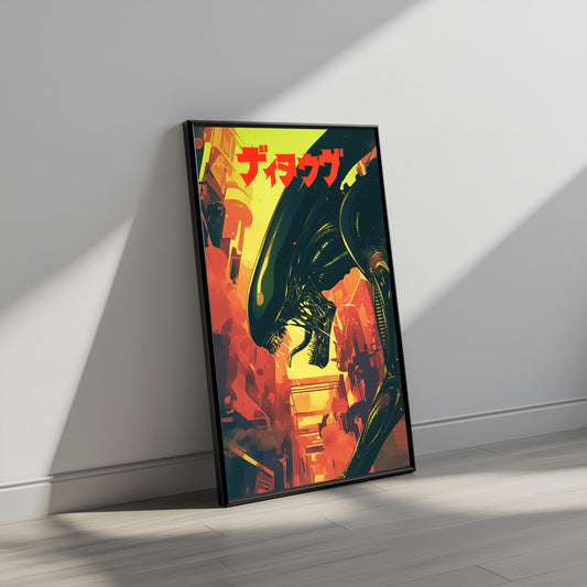 Xenomorph Horror Sunset Hue