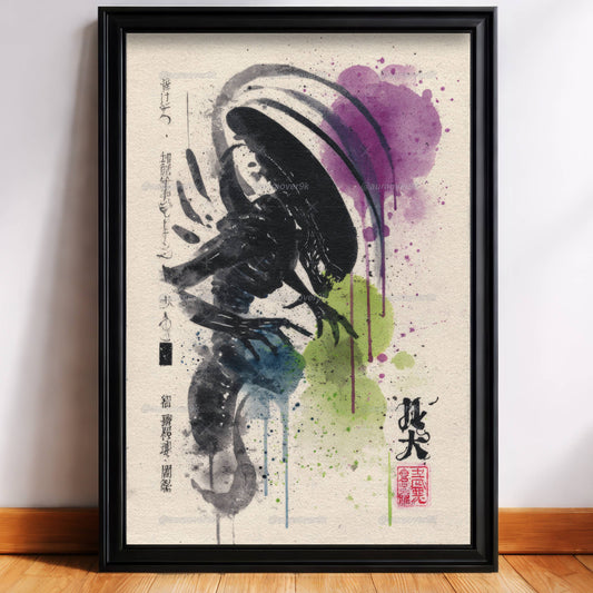 Xenomorph Color Sumi-e
