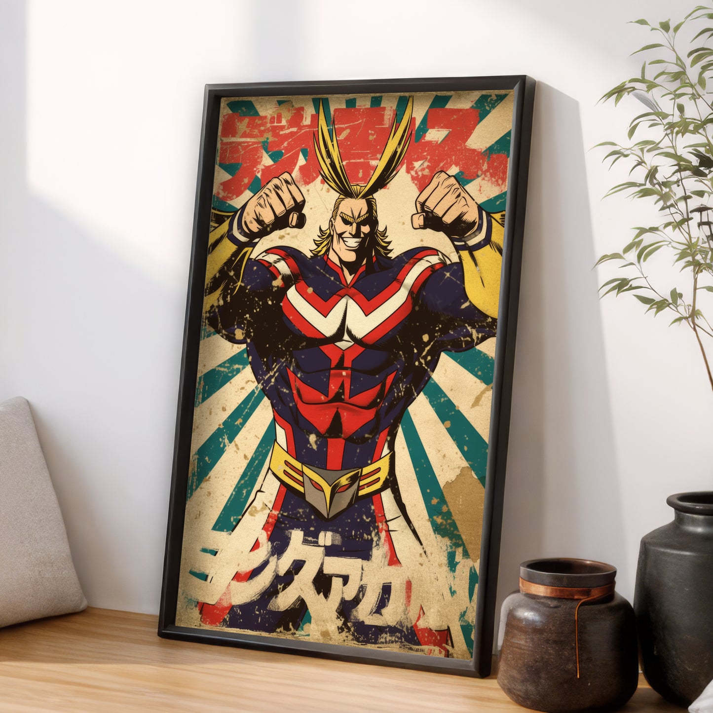 Vintage All Might Chad Poster