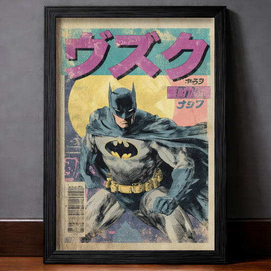 Retro Batman Comic Cover