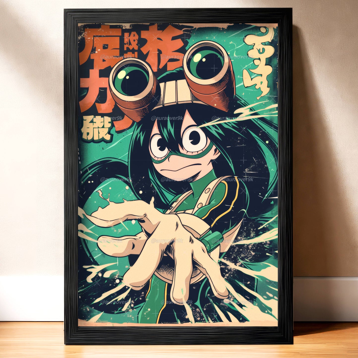 Retro Froppy Tsuyu Poster