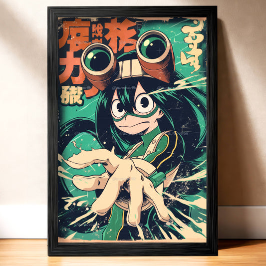 Retro Froppy Tsuyu Poster