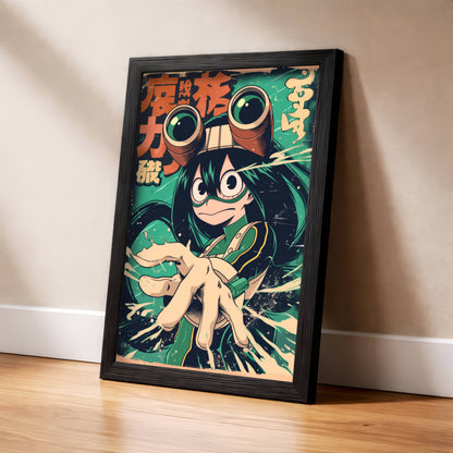 Retro Froppy Tsuyu Poster