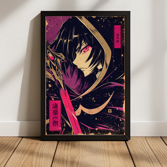 Lelouch Purple Hue Poster